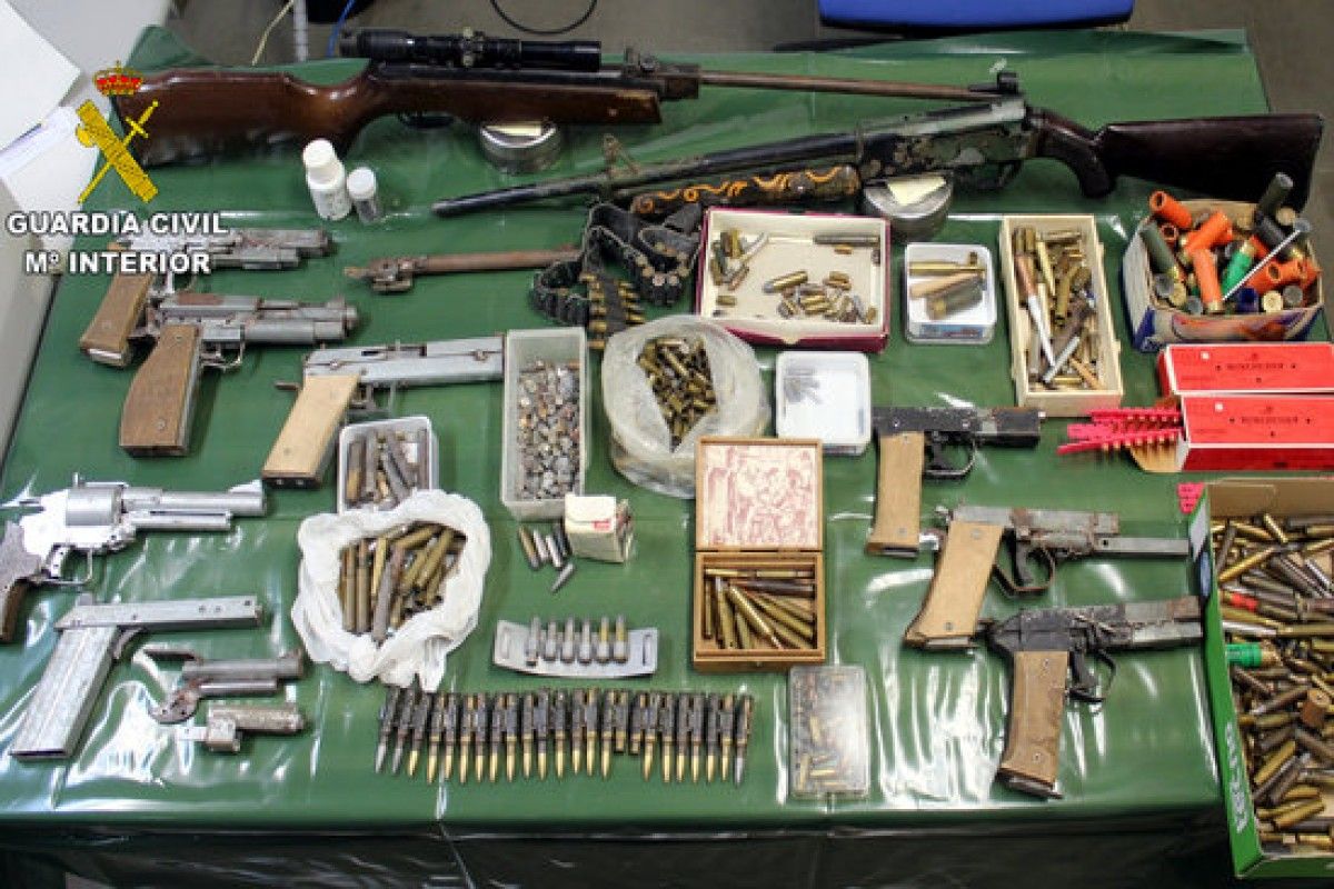 Imatge de les armes confiscades 