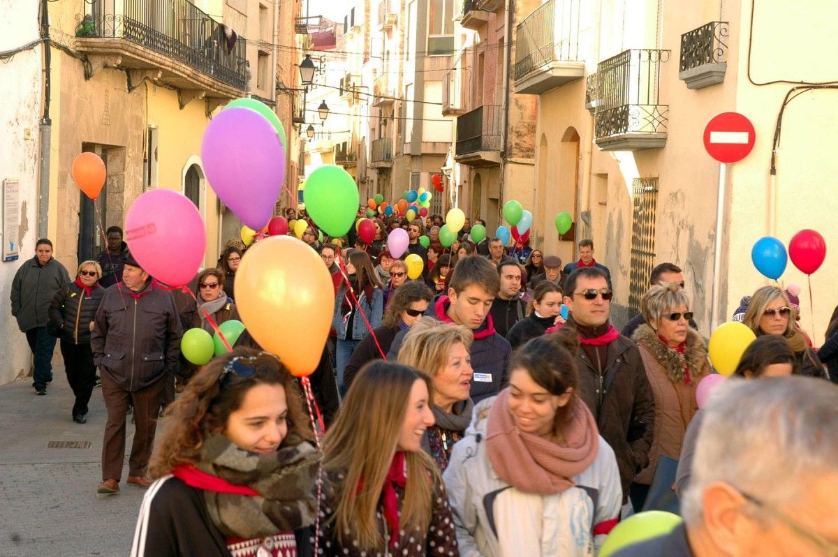 La caminada ha sortit del parc Teodor González de Tortosa després d’una xocolatada popular servida per la Residència Diocesana de Sant Miquel Arcàngel