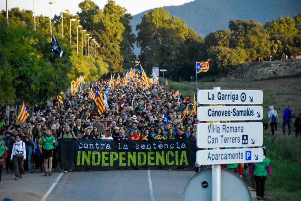 Les Marxes per la Llibertat avancen en direcció a Barcelona.