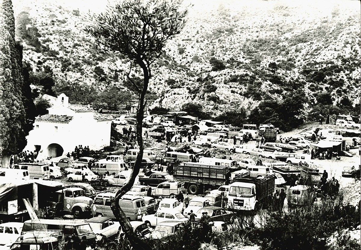 Festivitat de Sant Jeroni, a Móra d’Ebre. Data: Ca.1965. Fons Enric Borràs Cot (ACRE).