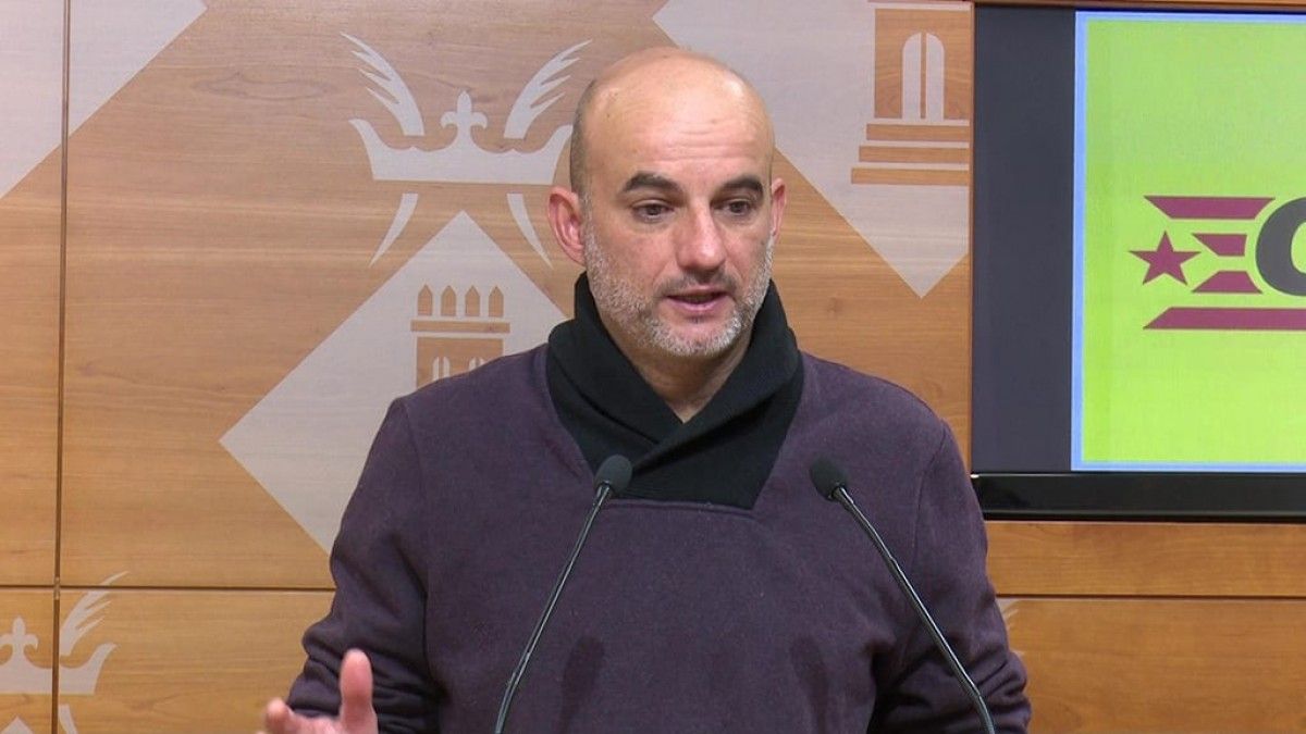 Xavier Rodríguez portaveu del grup municipal CUP Tortosa 