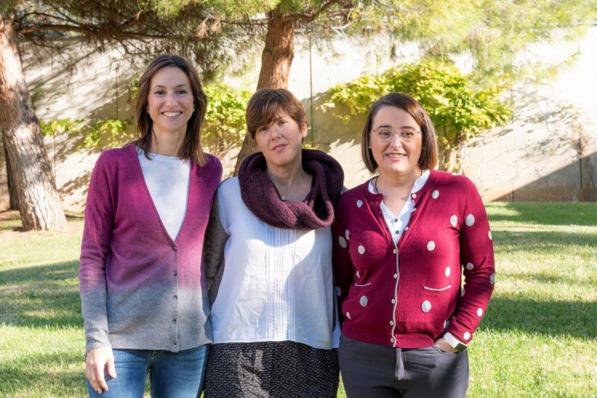 D’esquerra a dreta: Montse Gasparín, Vanessa Sanz i Mabel Gendre, impulsores de l’empresa.