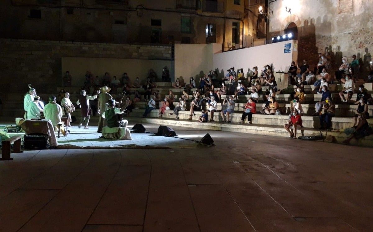 Un dels espectacles de la Festa del Renaixement de Tortosa, en una imatge d'arxiu.