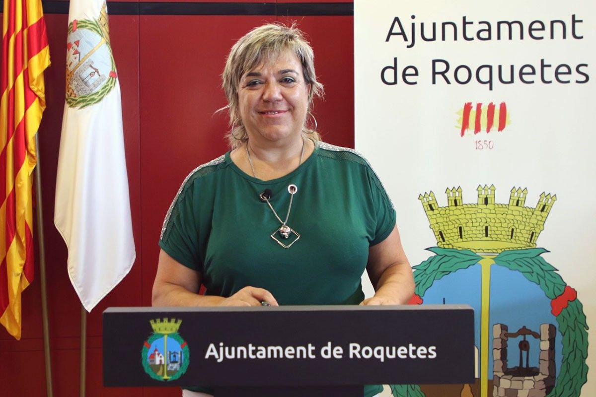 Tere Moreso, regidora de Dinamització Econòmica a Roquetes.