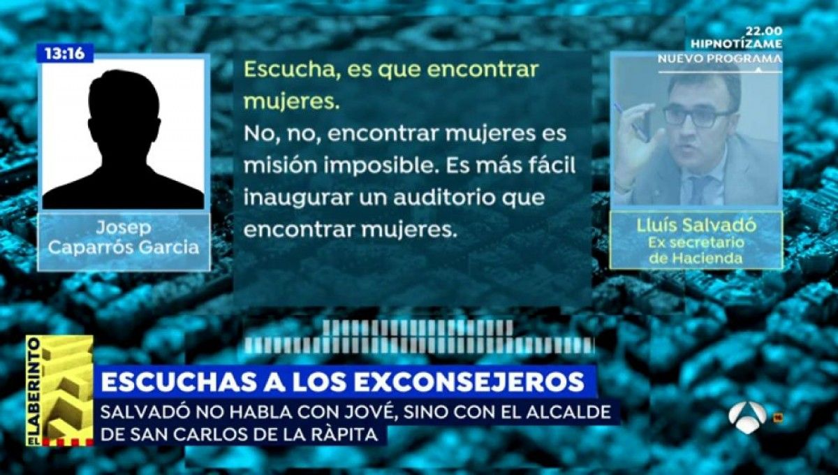 El programa d'Antena 3 Espejo Público ha difòs la conversa.