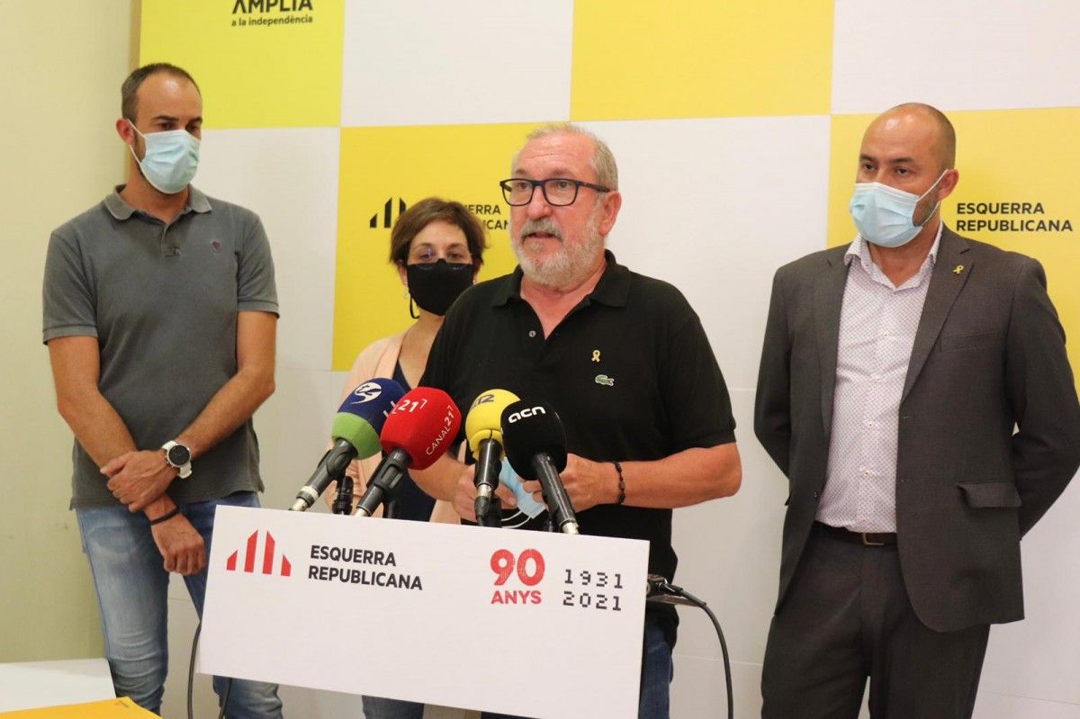 Paco Gas ha valorat la sentència absolutòria en roda de Premsa des de la seu d'ERC de Tortosa 