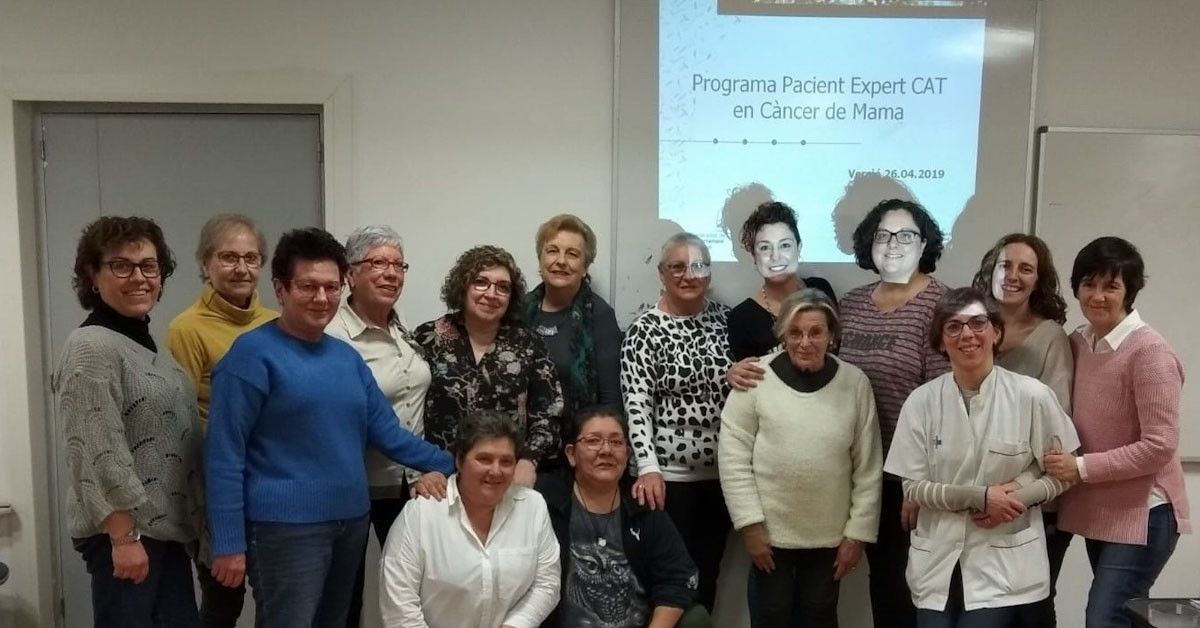Primer grup del Programa pacient expert en càncer de mama a l’ICS Terres de l’Ebre.