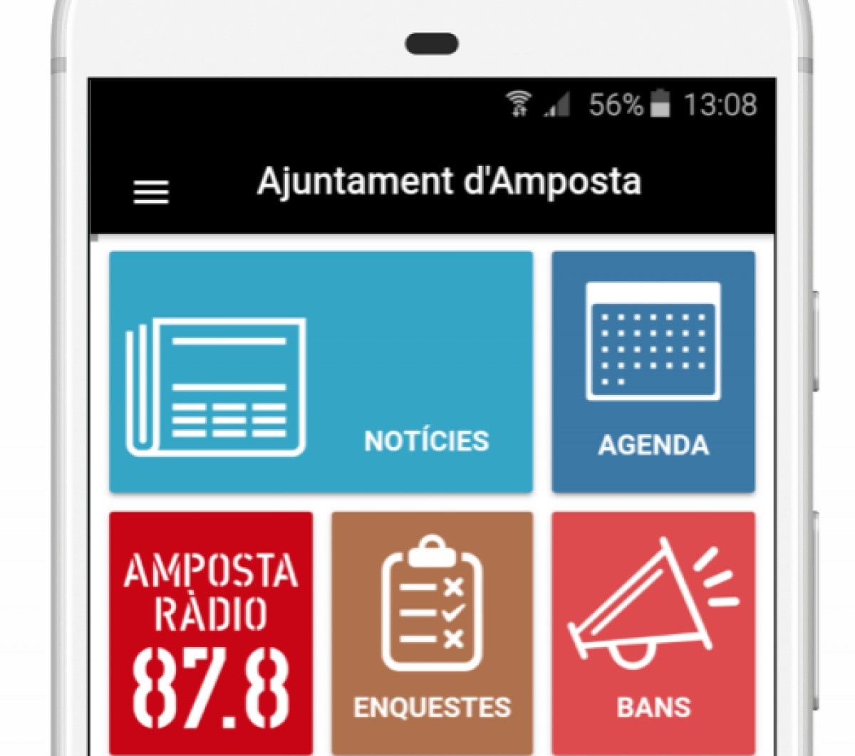  L’App Ciutat d’Amposta es pot descarregar des d’este dilluns tant per a dispositius Android com per a IOS