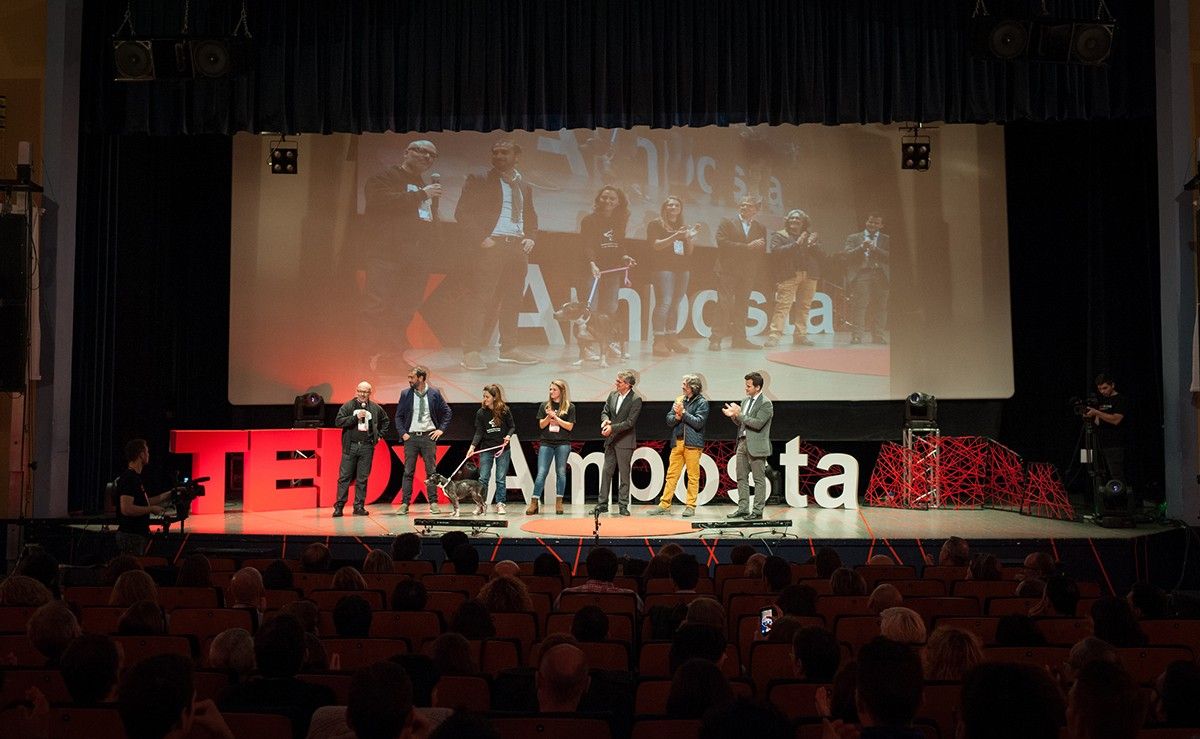 Imatge del TEDxAmposta 2016.
