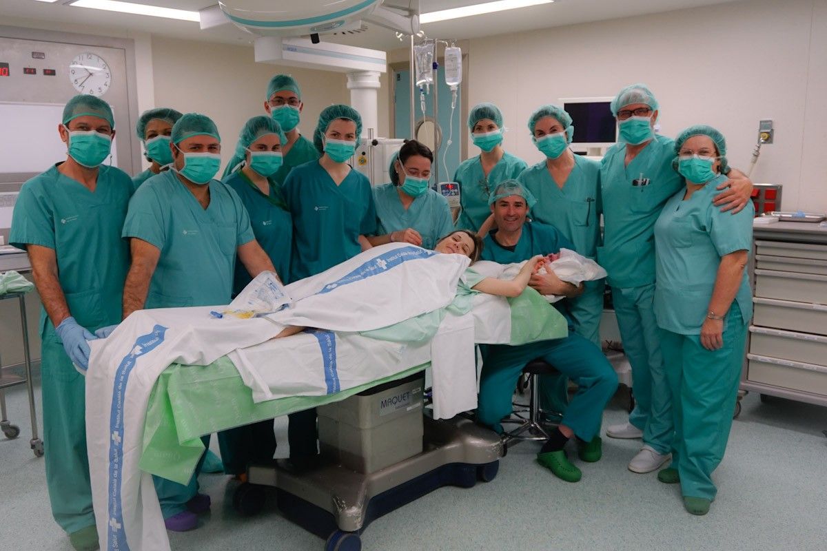 El passat 20 de febrer es va portar a terme a l'Hospital de Tortosa Verge de la Cinta la primera cesària acompanyada