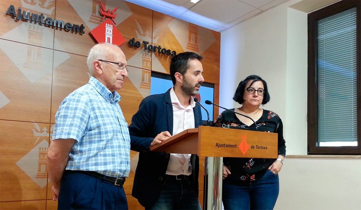 Els membres de Movem Tortosa han comunicat el seu desacord amb la il·luminació nadalenca de la capital del Baix Ebre.