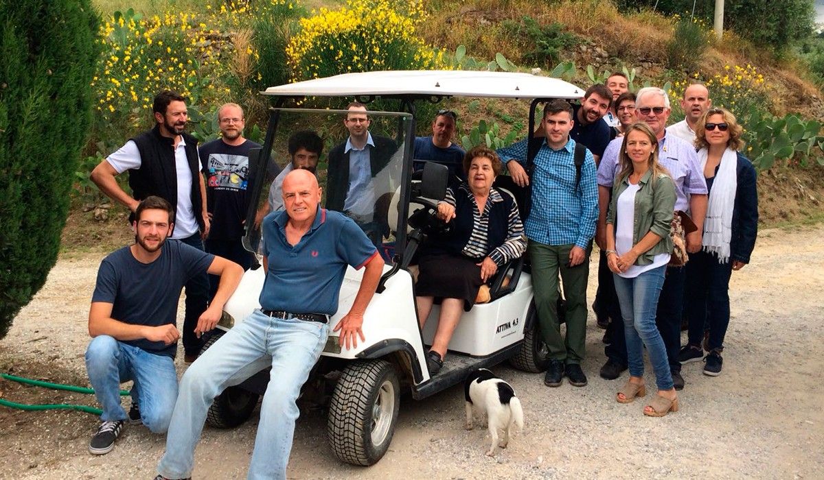 Els representants del sector oleícola de la Terra Alta han visitat la Toscana