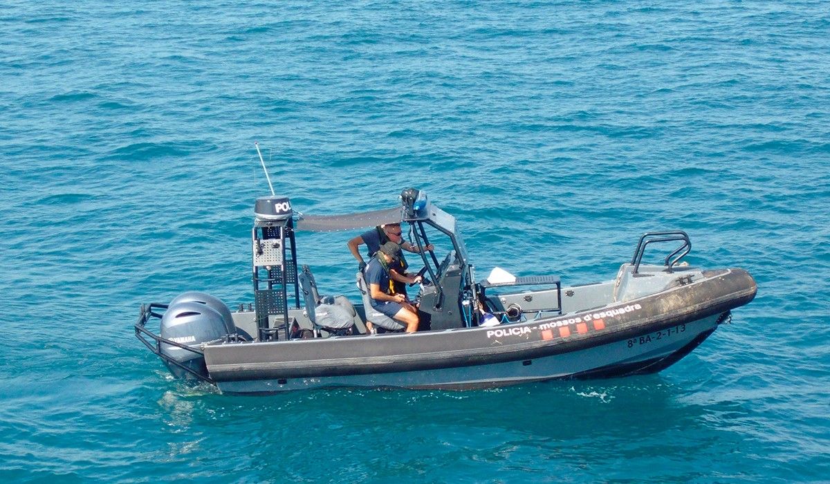La Unitat Aquàtica dels Mossos d'Esquadra ha intervingut en el control