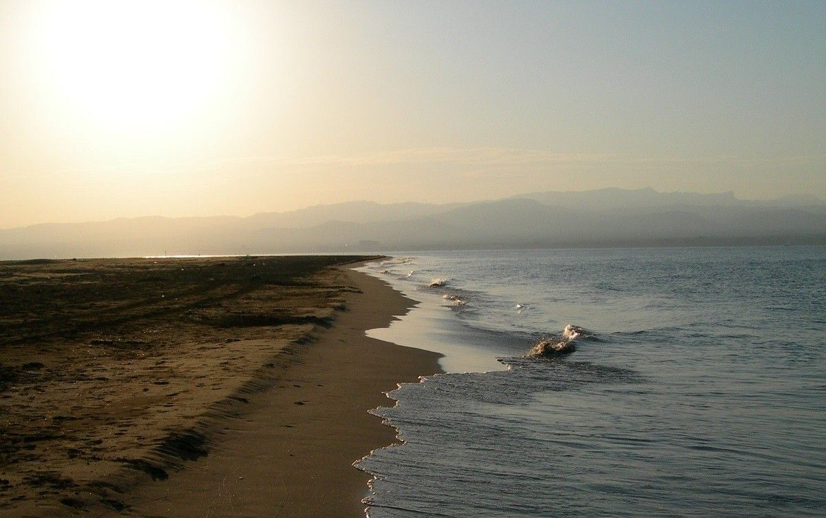 La platja del Fangar