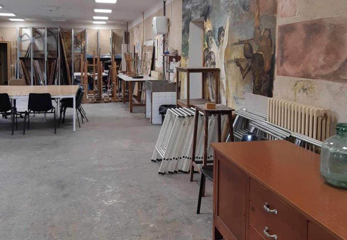 Imatge d'un dels tallers de l'Escola d'Art de la Diputació a Tortosa