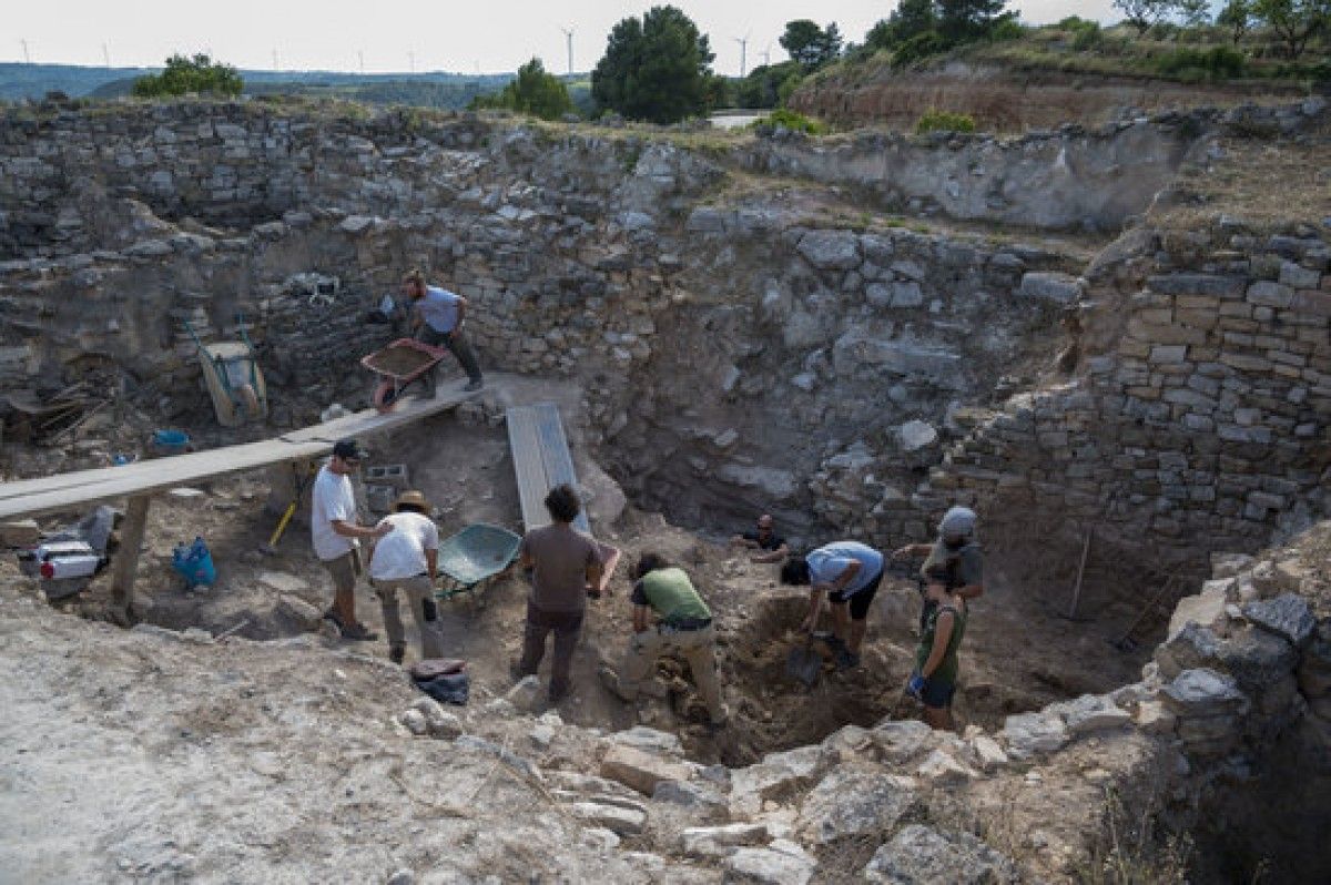 La cisterna del poblat ibèric del coll del Moro de Gandesa va funcionar fins 200 anys abans de la nostra era