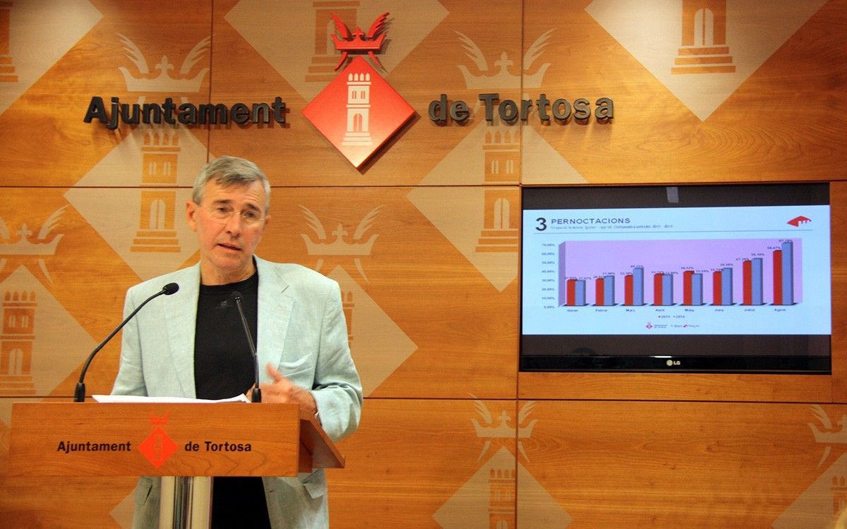 Josep Felip Monclús (ERC) primer tinent d'alcalde de Tortosa. Foto d'arxiu. 