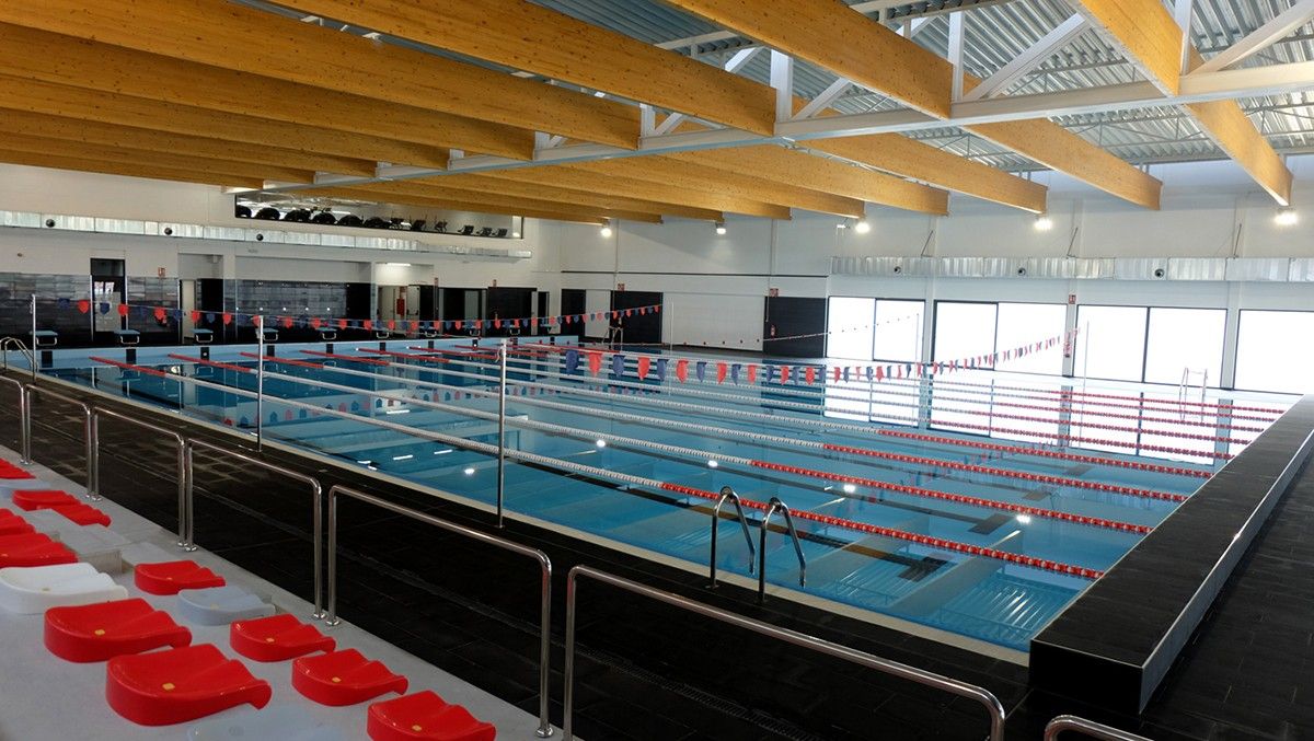 Les piscines del Win Complex Esportiu de Tortosa, que s'inaugurarà el 17 de novembre.