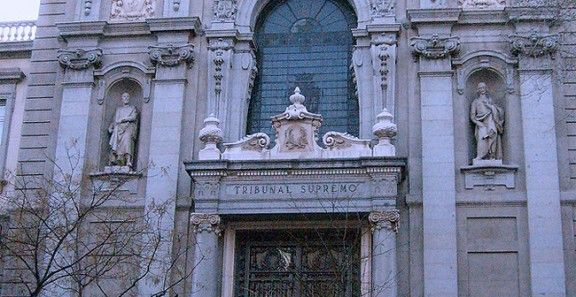 Façana del Tribunal Suprem espanyol (TS).