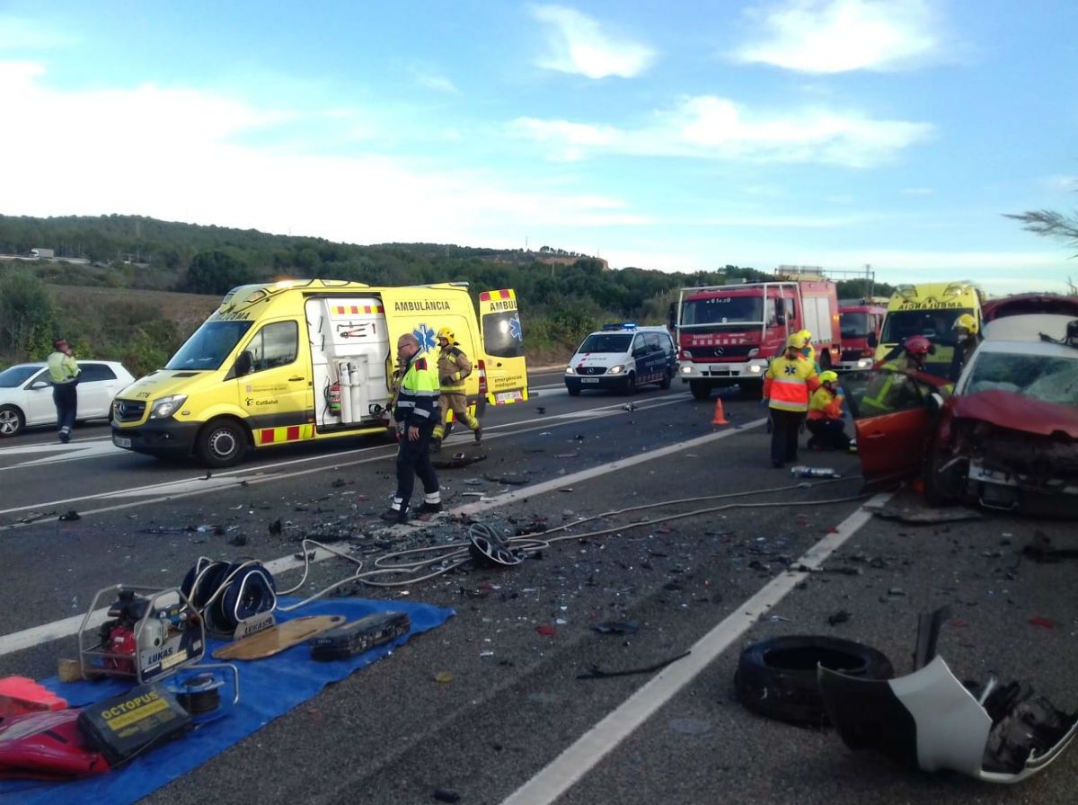 L'accident que ha tingut lloc aquest dijous a Tarragona