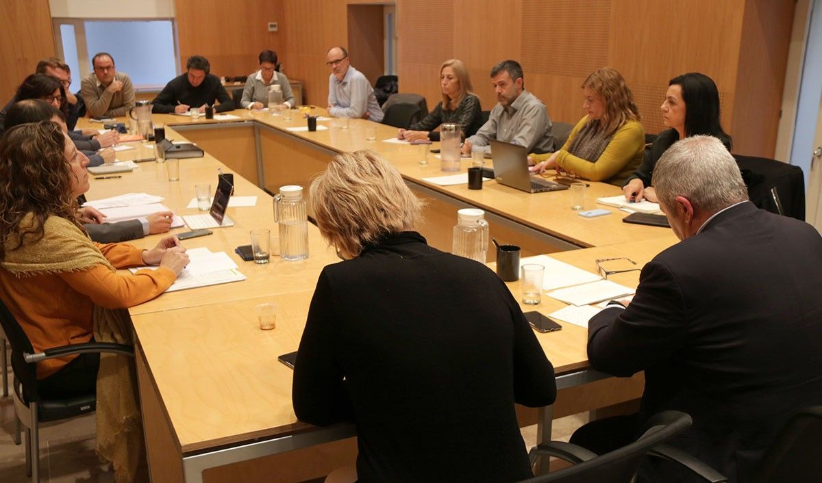 Reunió del Consell de direcció de l'Admnistració de la Generalitat a les Terres de l'Ebre. 