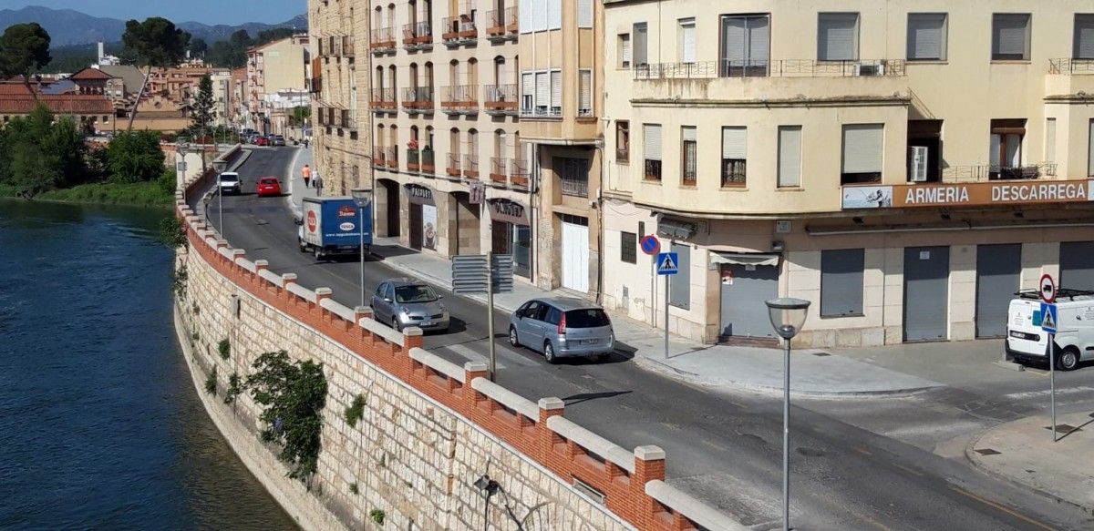 Dilluns s'inicien les obres de renovació del'asfaltat de  l'Avinguda Felip Pedrell fins al Pont Roig de Tortosa
