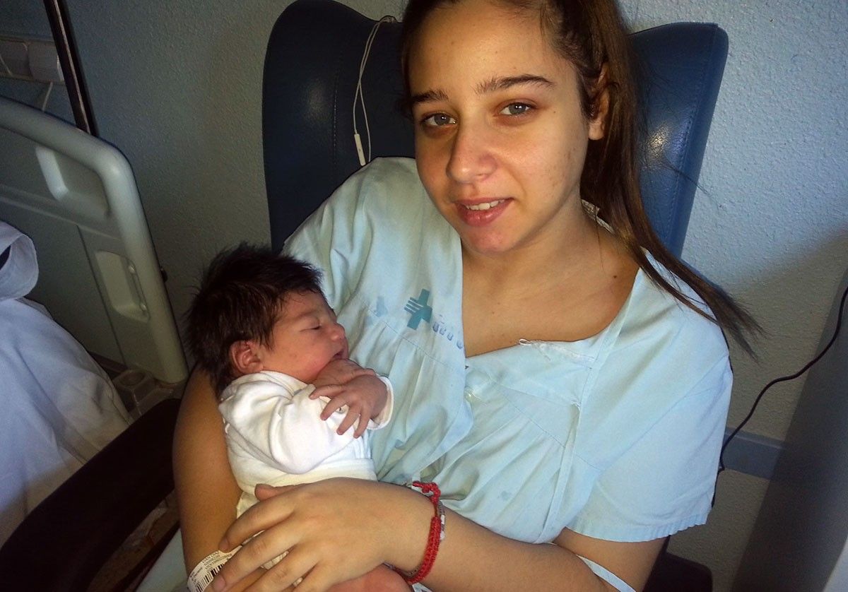 Sandra i la seua filla Rocío.