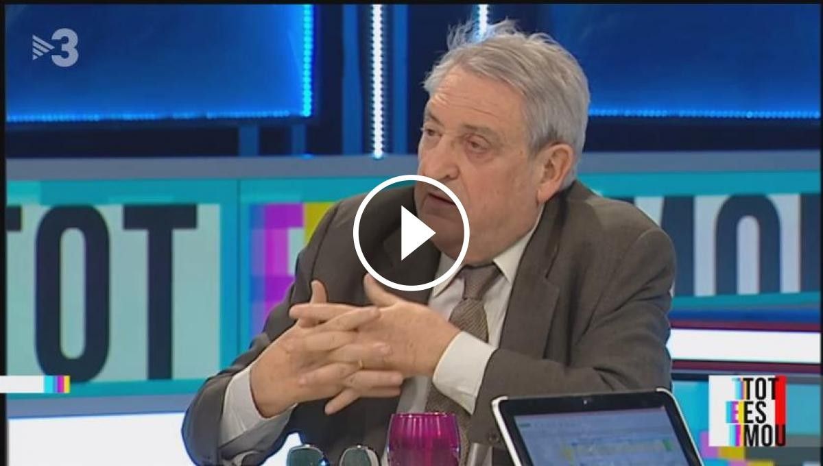 Manuel Milián Mestre en el programa  «Tot es Mou», de TV3