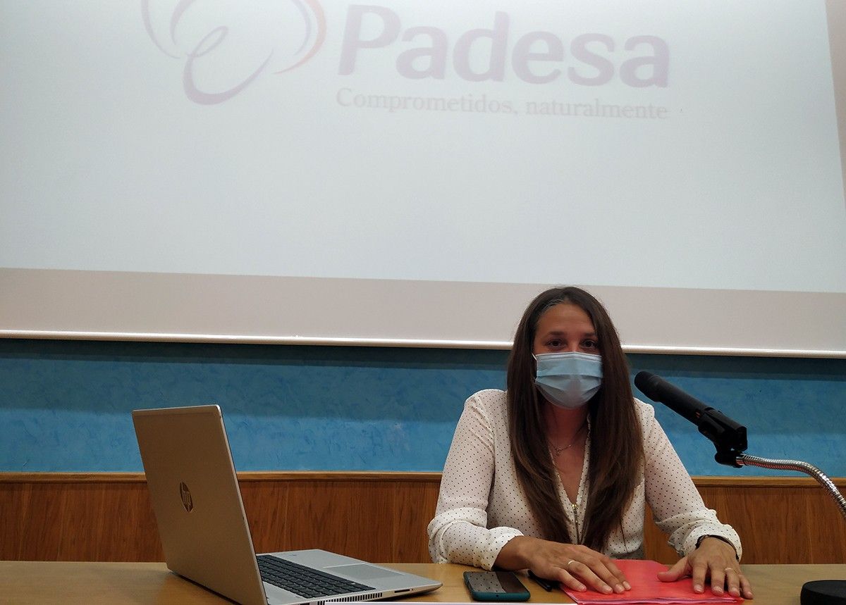 Eva Abancéns, portaveu de l'empresa Padesa.
