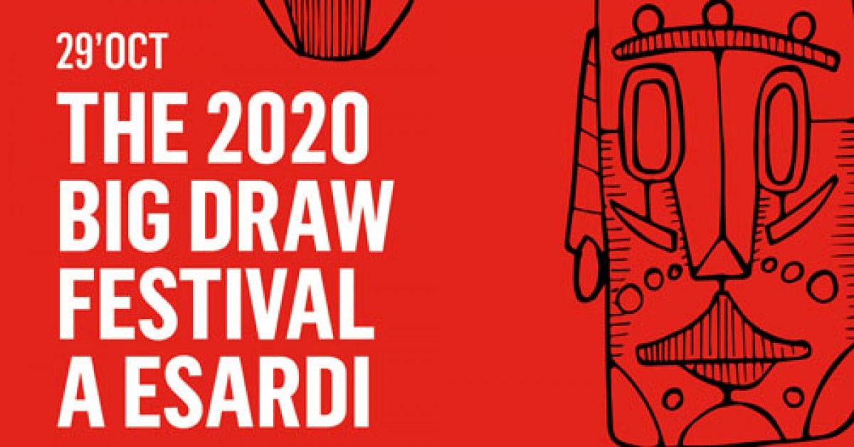 Cartell del festival internacional de dibuix BigDraw