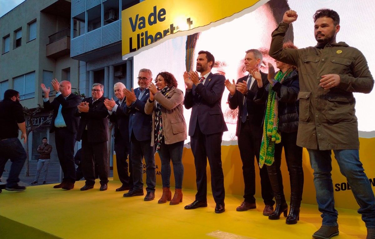 ERC ha dut a terme a Amposta l'acte central del partit a l'Ebre per a les eleccions espanyoles del 28-A.