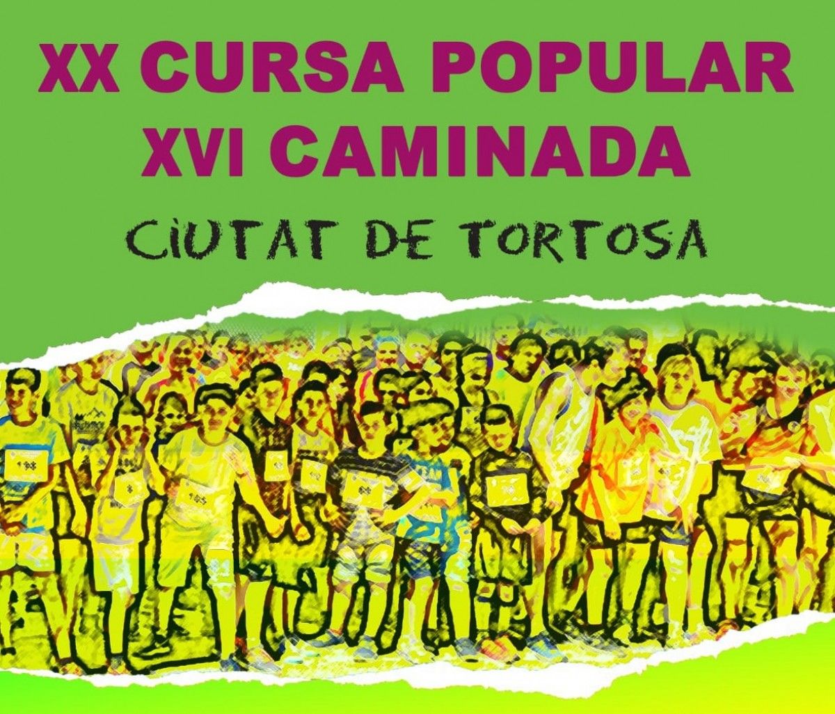 Cartell de la cursa popular Ciutat de Tortosa.