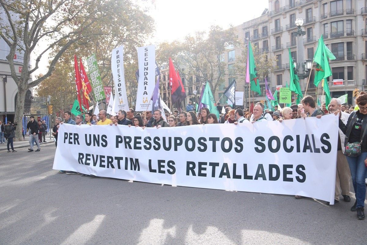 Manifestació del passat 29 de novembre a Barcelona.