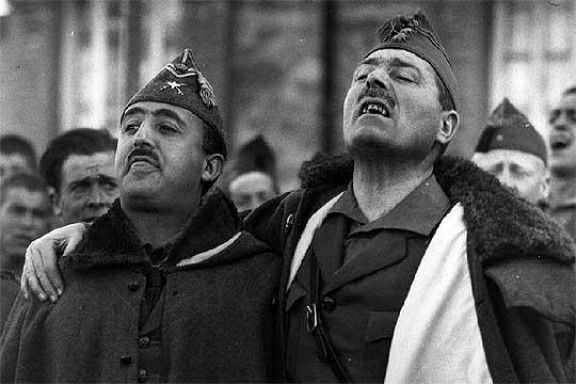 Franco i Astray, dos instigadors del cop militar del 1936 que va desembocar amb la Guerra Civil.