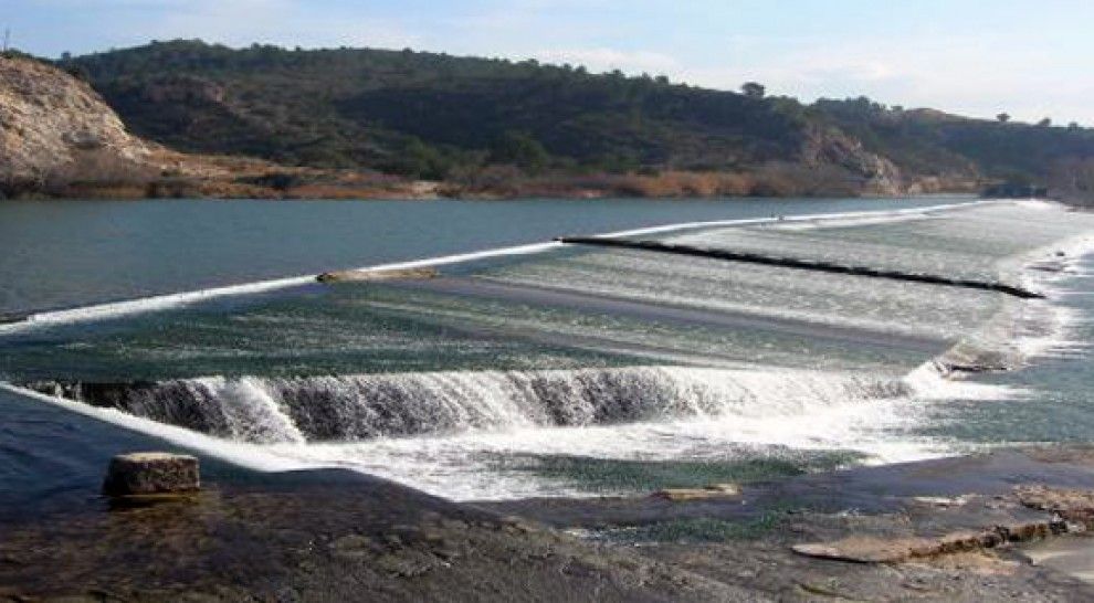 L'assut de Xerta és un obstacle a la migració dels peixos riu amunt.
