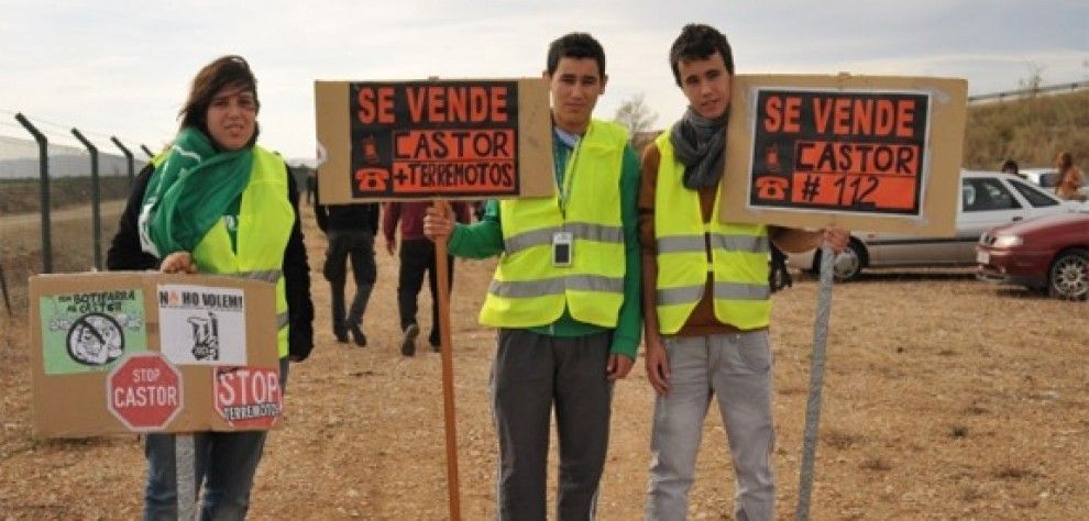 Imatge d'arxiu de la protesta 'Envoltem el Castor'