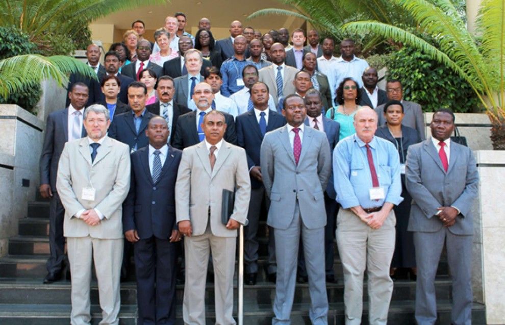 Una imatge dels participants de la iniciativa, a Moçambic.