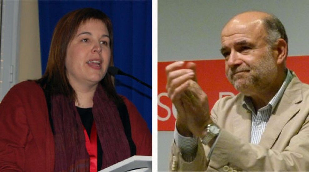 Núria Ventura i Joan Sabaté encarnen els dos pols de la crisi que viu el partit a l'Ebre.