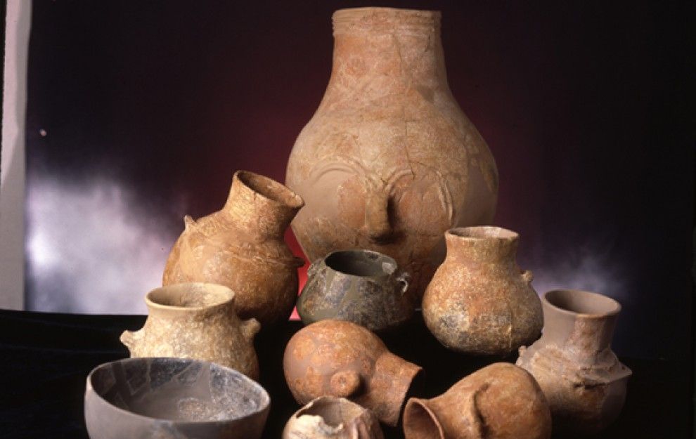 Vasos neolítics trobats a les terrasses de l’Ebre.