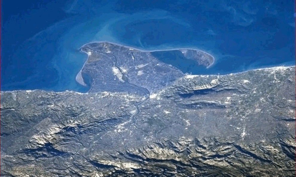 La imatge presa pel cosmonauta en una de les seues missions. 