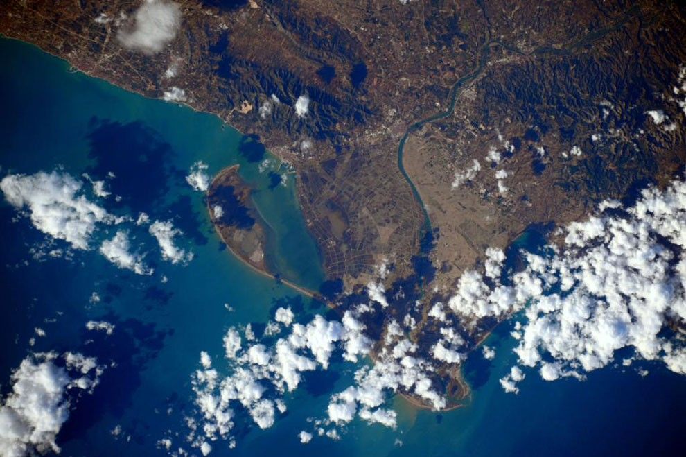 Esta és la nova imatge espectacular del delta publicada per una astronauta.