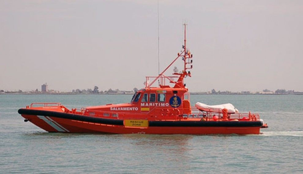 L'embarcació ràpida de salvament Achernar, al port de la Ràpita.