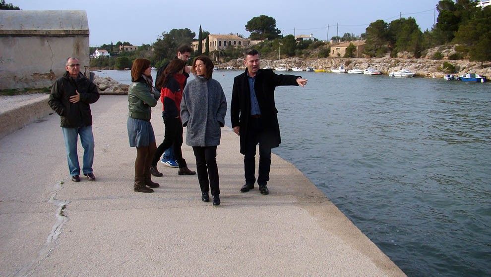 Visita de  membres del consistori i la Directora General de Medi Ambient al Port de l'Estany.