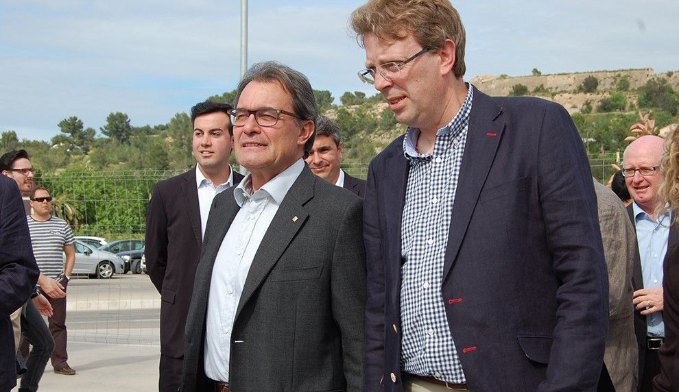Artur Mas ha visitat Móra la Nova, Móra d'Ebre i Tortosa per donar suport als candidats ebrencs en les municipals.