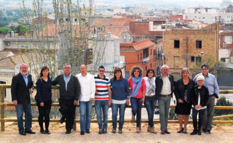Imatge de la presentació de la candidatura d'ERC a Roquetes.