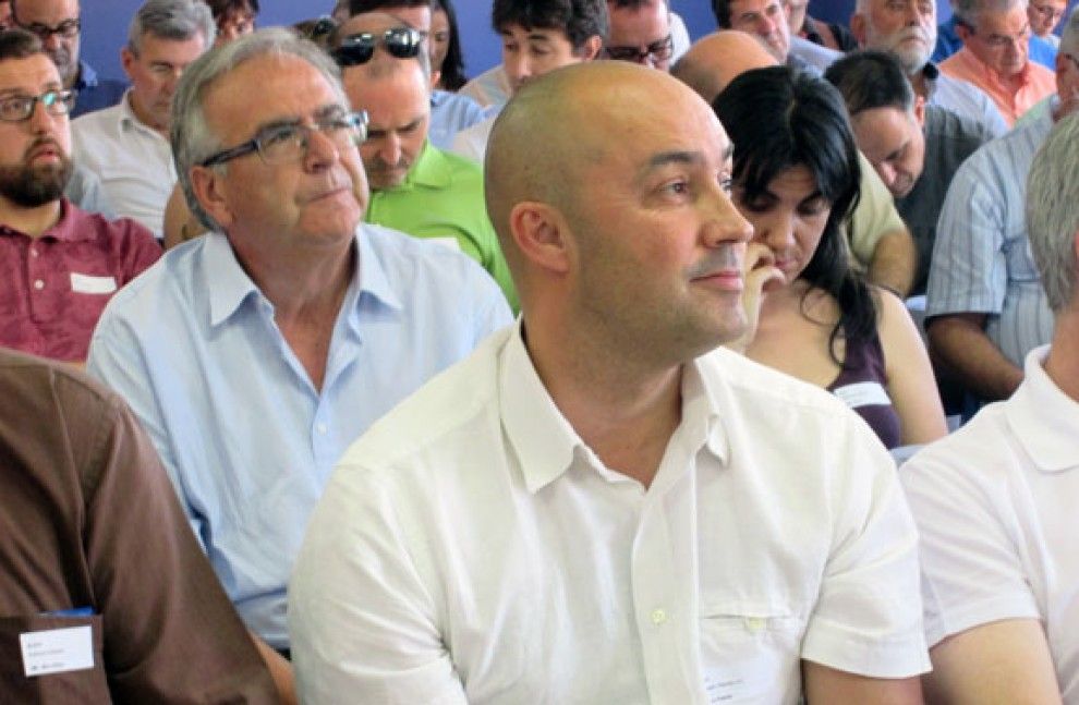 Albert Salvadó, en el Congrés Regional de la Federació celebrat ahir al Perelló.