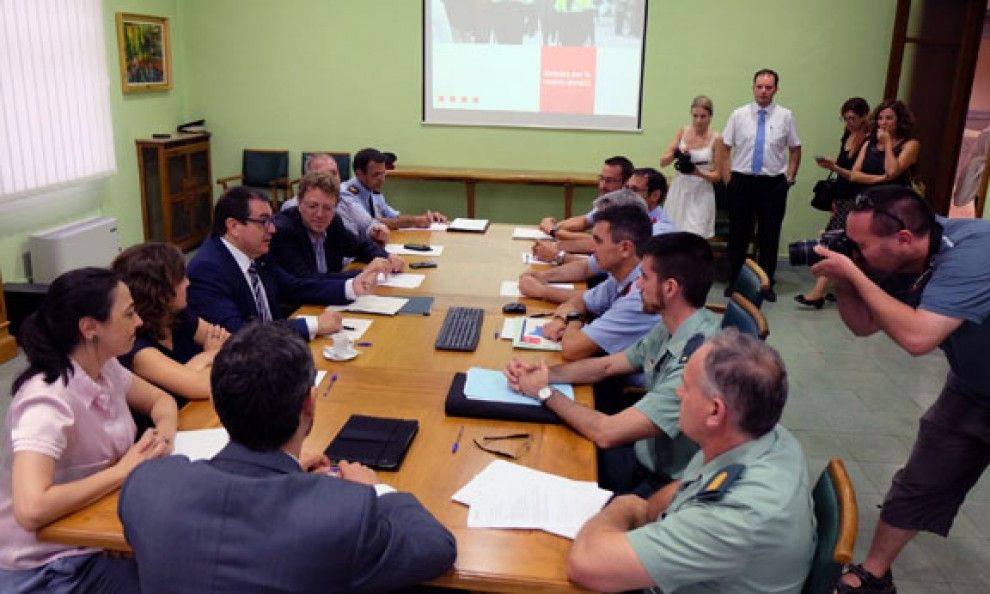 El conseller d'Interior ha assistit esta tarda a la Junta Local de Seguretat de Tortosa.