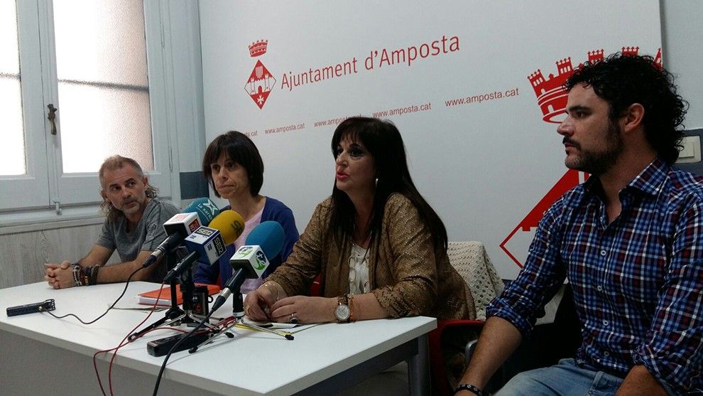 Presentació de les jornades a l'Ajuntament d'Amposta.
