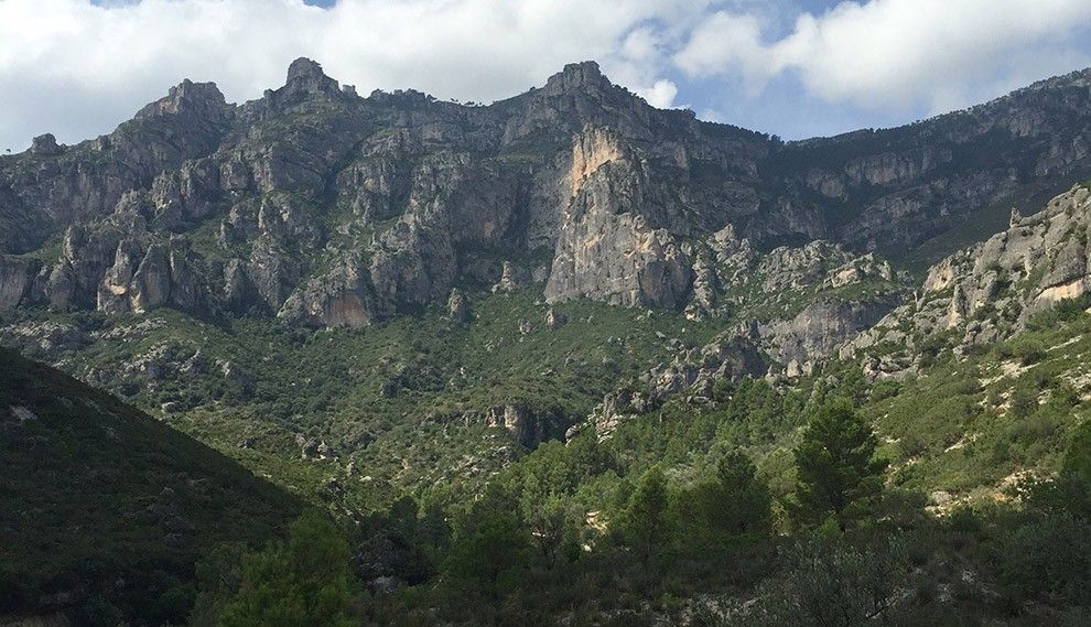 Vista de la Caramella des de la Vall d'en Pastor.