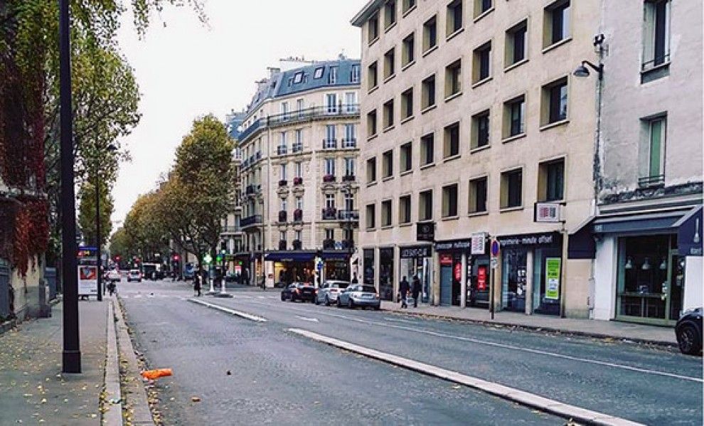 Els carrers buits de la desolació a la capital francesa.